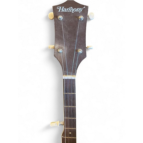 Used Harmony 5 String Closed Back Natural Banjo