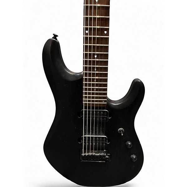Used Sterling by Music Man JP70 John Petrucci Signature Satin Black Solid Body Electric Guitar