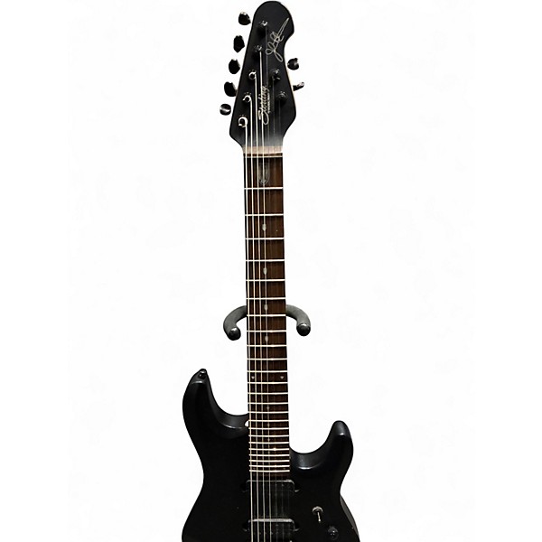 Used Sterling by Music Man JP70 John Petrucci Signature Satin Black Solid Body Electric Guitar