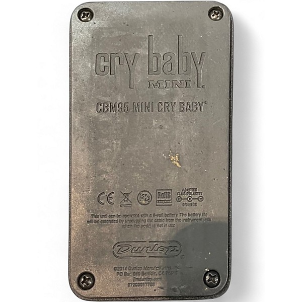 Used Dunlop CBM95 Cry Baby Mini Wah Effect Pedal