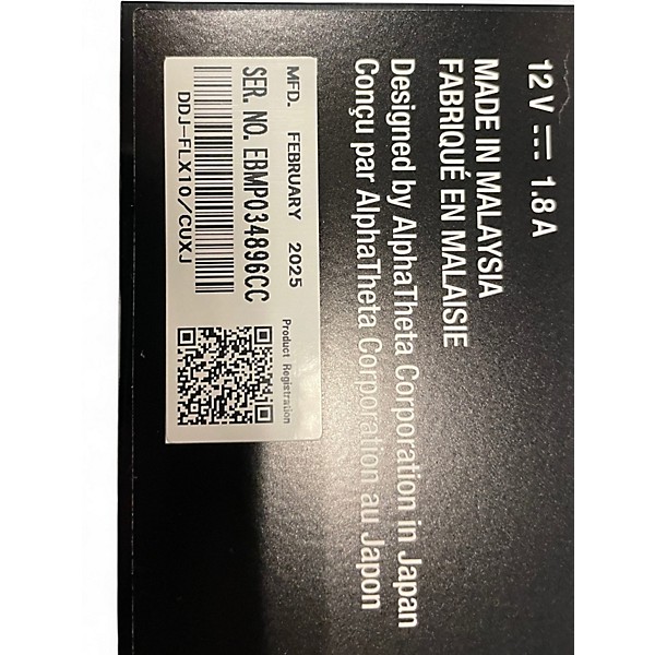 Used Pioneer DJ DDJFLX10 DJ Mixer