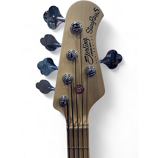Used Sterling by Music Man Ray5 5 String Black Electric Bass Guitar