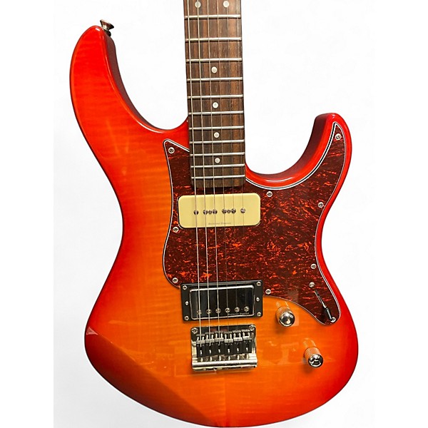 Used Yamaha PACIFICA 611 AMBER BURST Solid Body Electric Guitar
