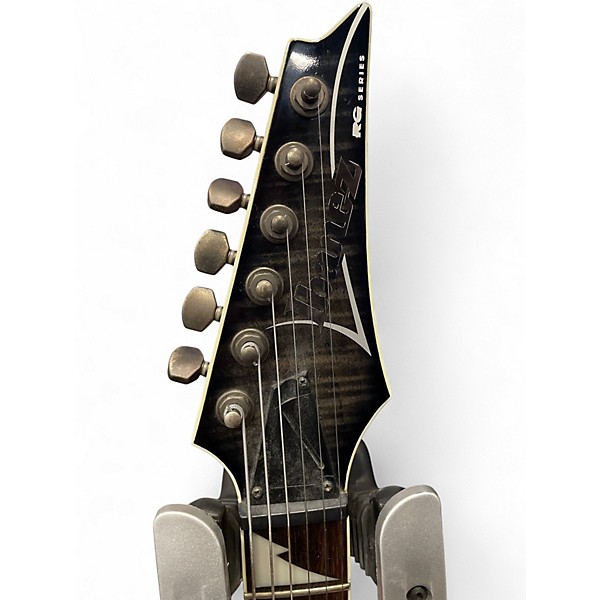 Used Ibanez RG3EXFM1 Trans Black Solid Body Electric Guitar