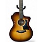Used Taylor 214CE Koa 2 Tone Sunburst Acoustic Electric Guitar