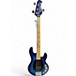 Used Sterling by Music Man Ray34 Blue Burst Electric Bass Guitar thumbnail