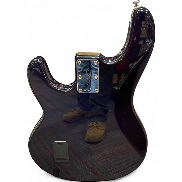 Used Sterling by Music Man Ray34 Blue Burst Electric Bass Guitar