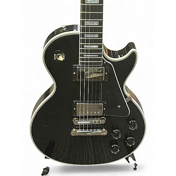 Used Gibson LES PAUL CUSTOM SHOP LTD Ebony Solid Body Electric Guitar