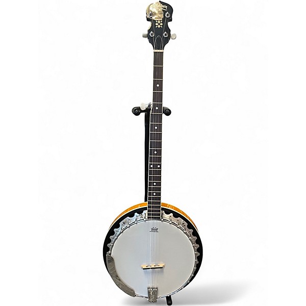 Used Washburn B9 5 String Natural Banjo