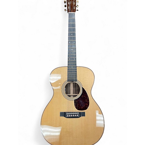 Used Martin OM28 Modern Deluxe Natural Acoustic Guitar