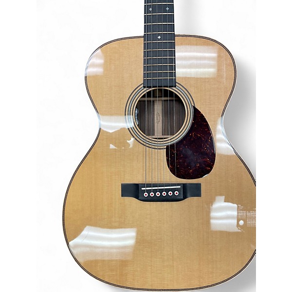 Used Martin OM28 Modern Deluxe Natural Acoustic Guitar