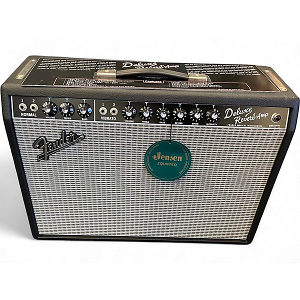 Used Fender 1965 Reissue Deluxe Reverb 22W Tube Guitar Combo Amp