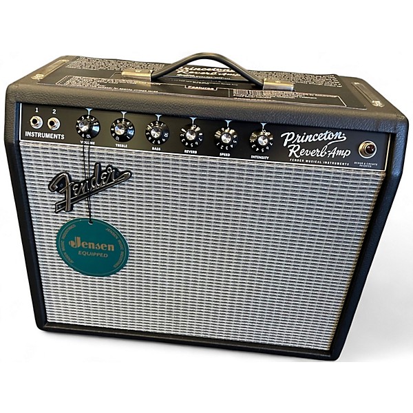 Used Fender 1965 Princeton Reverb 15W 1x10 Tube Guitar Combo Amp