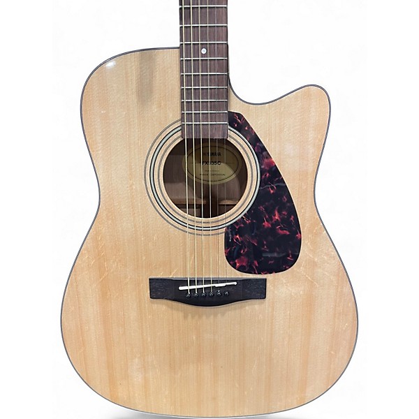 Used Yamaha FX335C Natural Acoustic Electric Guitar