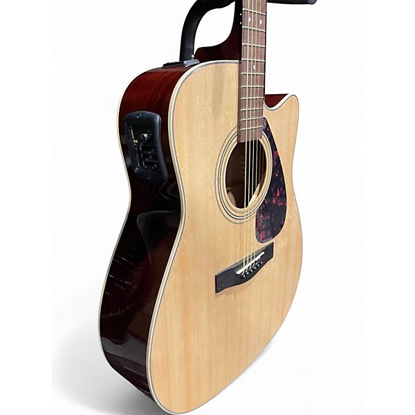 Used Yamaha FX335C Natural Acoustic Electric Guitar