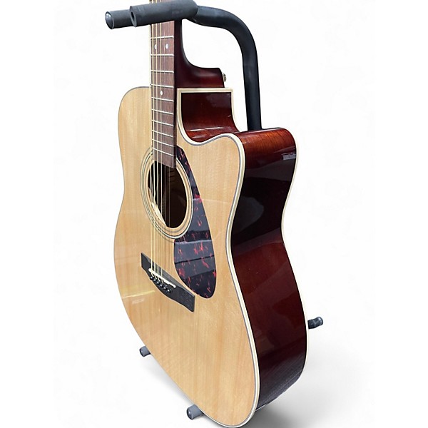 Used Yamaha FX335C Natural Acoustic Electric Guitar