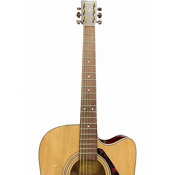 Used Yamaha FX335C Natural Acoustic Electric Guitar