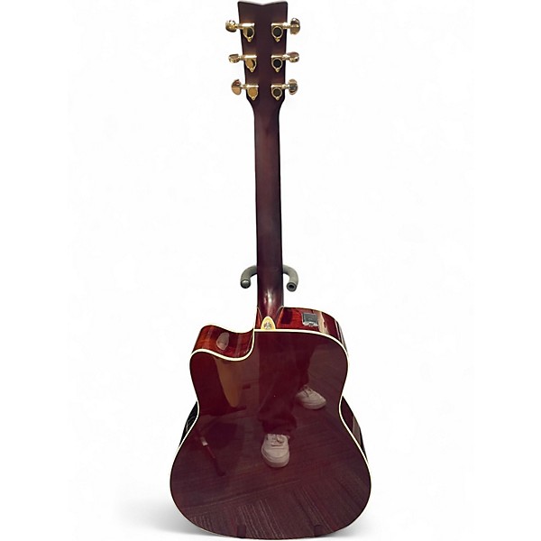 Used Yamaha FX335C Natural Acoustic Electric Guitar