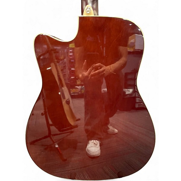 Used Yamaha FX335C Natural Acoustic Electric Guitar