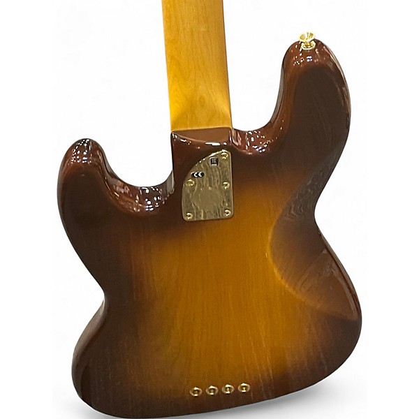 Used Fender 75th Anniversary Commemorative American Jazz Bass Sienna Sunburst Electric Bass Guitar