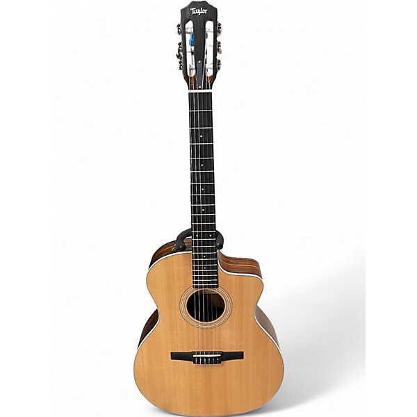 Used Taylor 214CEN Natural Classical Acoustic Electric Guitar