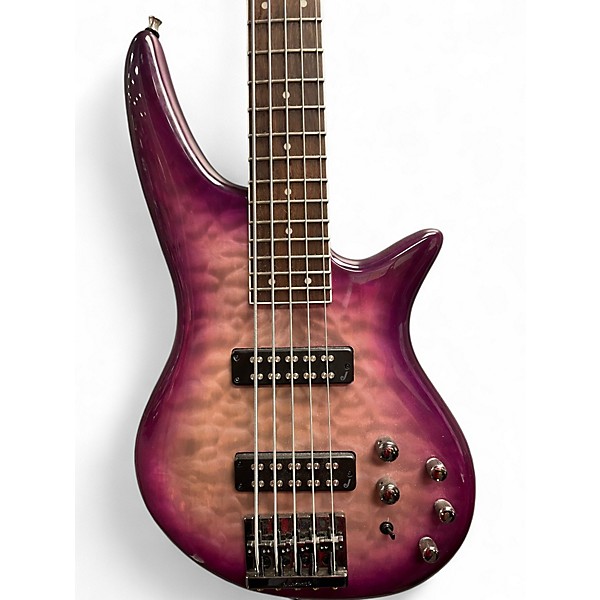 Used Jackson JS3QV PURPLE HAZE Electric Bass Guitar