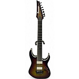 Used Ibanez RGIX7FDLB Northern Lights Burst Solid Body Electric Guitar