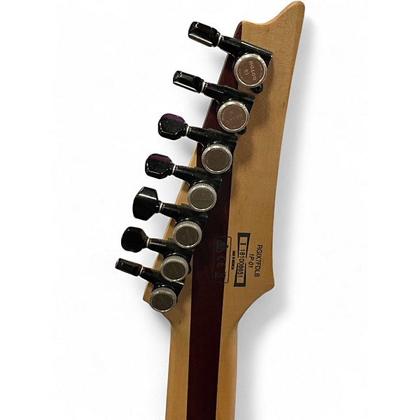 Used Ibanez RGIX7FDLB Northern Lights Burst Solid Body Electric Guitar