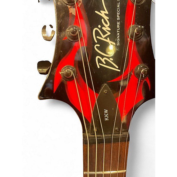 Vintage 1999 B.C. Rich KKW Black Solid Body Electric Guitar