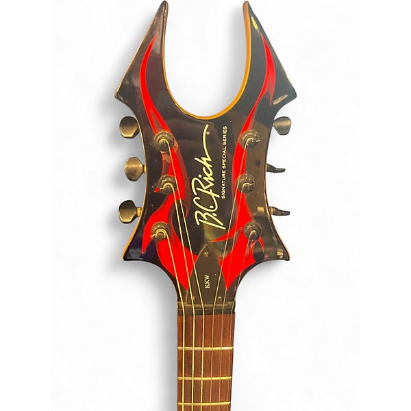 Vintage 1999 B.C. Rich KKW Black Solid Body Electric Guitar