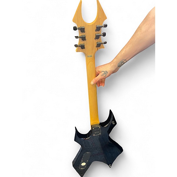 Vintage 1999 B.C. Rich KKW Black Solid Body Electric Guitar