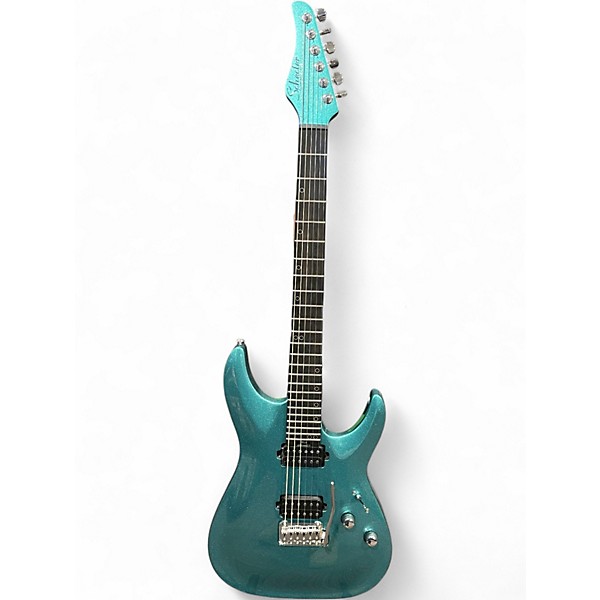 Used Schecter Guitar Research Aaron Marshall AM-6 ARTIC JADE Solid Body Electric Guitar