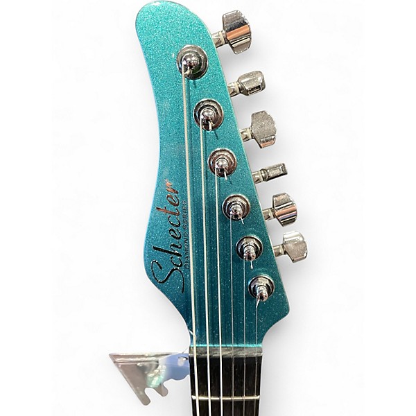 Used Schecter Guitar Research Aaron Marshall AM-6 ARTIC JADE Solid Body Electric Guitar