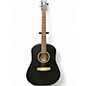Used Art & Lutherie A&L WILD CHERRY Satin Black Acoustic Guitar thumbnail