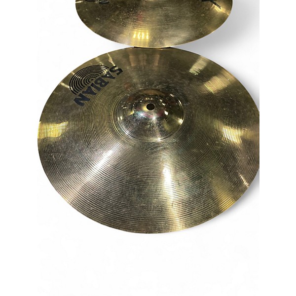 Used SABIAN 14in AAX Stage Hi Hat Pair Cymbal