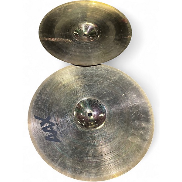 Used SABIAN 14in AAX Stage Hi Hat Pair Cymbal