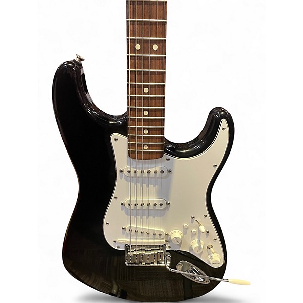 Used Fender Standard Roland Ready Stratocaster Black Solid Body Electric Guitar