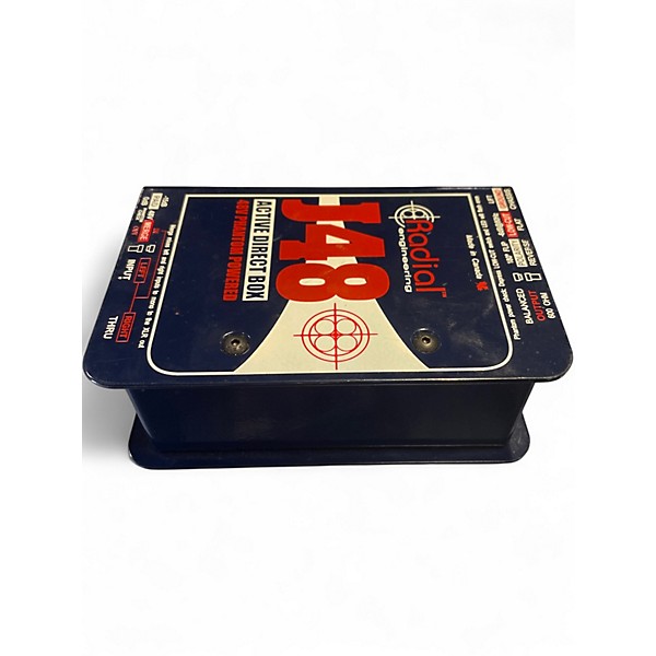 Used Radial Engineering J48 Phantom Powered Active Direct Box Direct Box