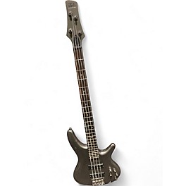 Used Ibanez SR300E Chrome Silver Electric Bass Guitar