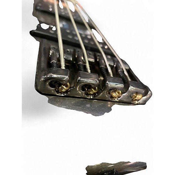 Used Ibanez SR300E Chrome Silver Electric Bass Guitar