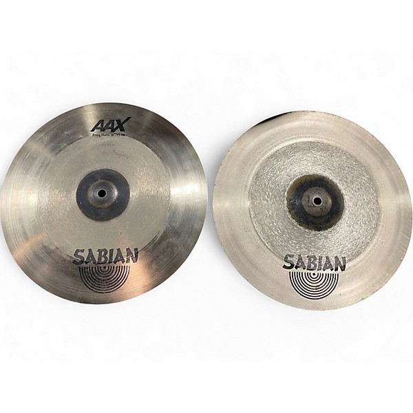 Used SABIAN 14in AAX Frequency Crash PAIR Cymbal