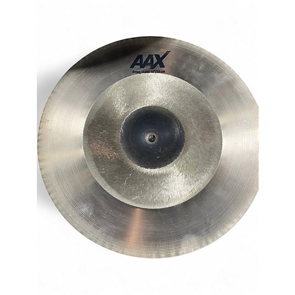 Used SABIAN 14in AAX Frequency Crash PAIR Cymbal