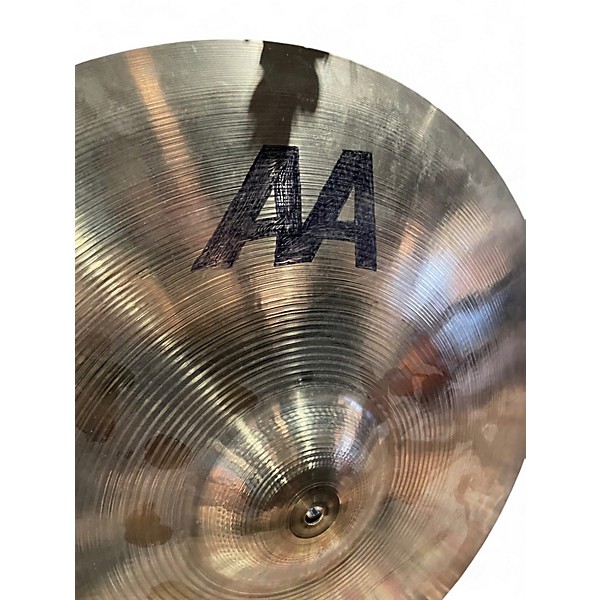 Used SABIAN 22in AA Rock Ride Brilliant Cymbal