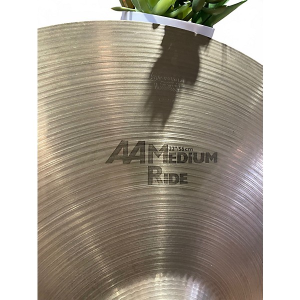 Used SABIAN 22in AA Medium Ride Cymbal