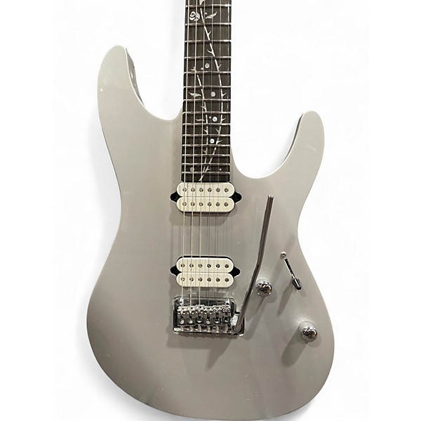 Used 2023 Ibanez TOD10 Metallic Silver Solid Body Electric Guitar