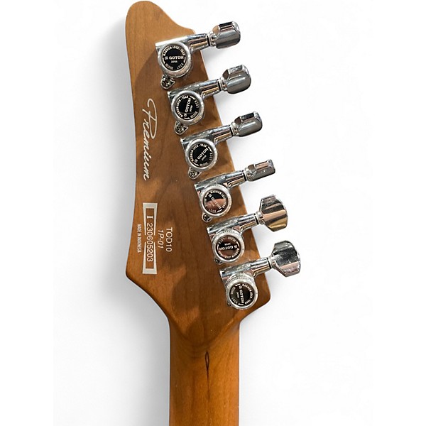 Used 2023 Ibanez TOD10 Metallic Silver Solid Body Electric Guitar