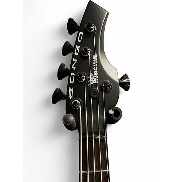 Used Ernie Ball Music Man Bongo 5 HH Black Electric Bass Guitar