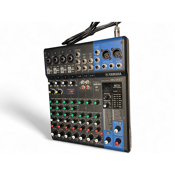 Used Yamaha MG10XU 10 Channel Mixer with Effects Unpowered Mixer