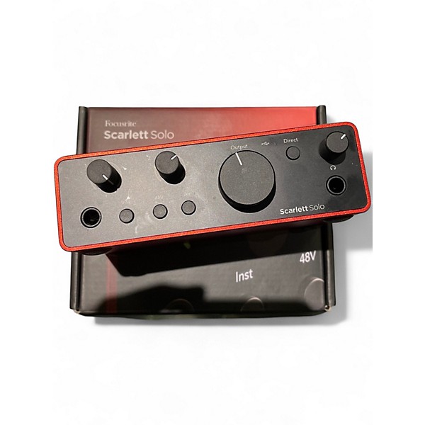 Used Focusrite Scarlett Solo GEN 4 Audio Interface