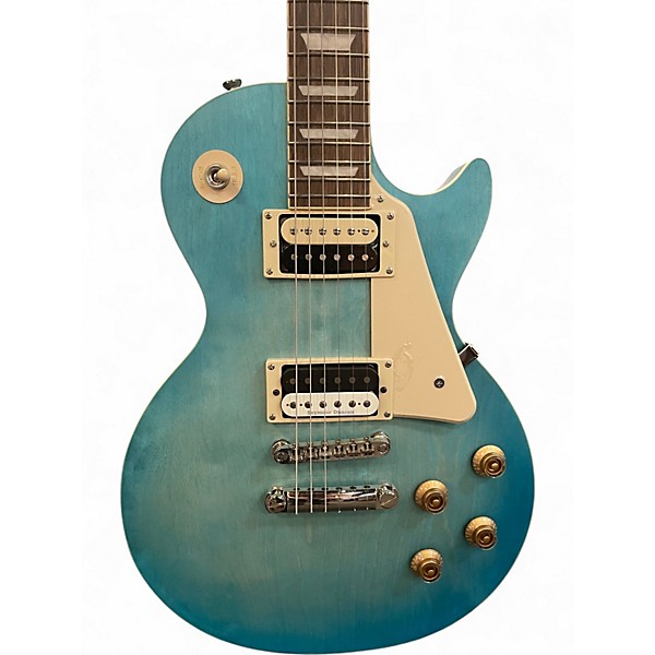 Used Epiphone Les Paul Traditional Pro IV Ocean Blue Solid Body Electric Guitar